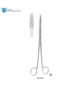Forceps dressing Gross-Maier without ratchet straight 250mm