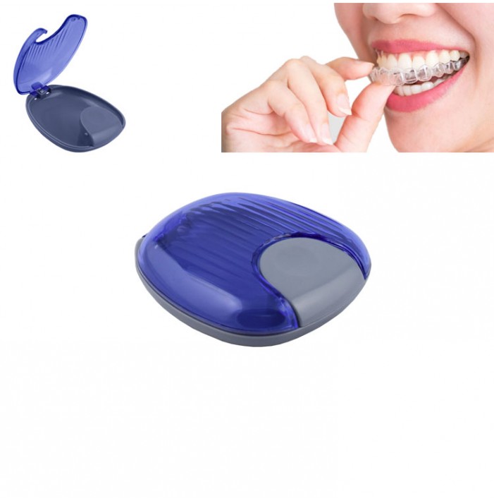 Retainer case for Invisible retainers blue