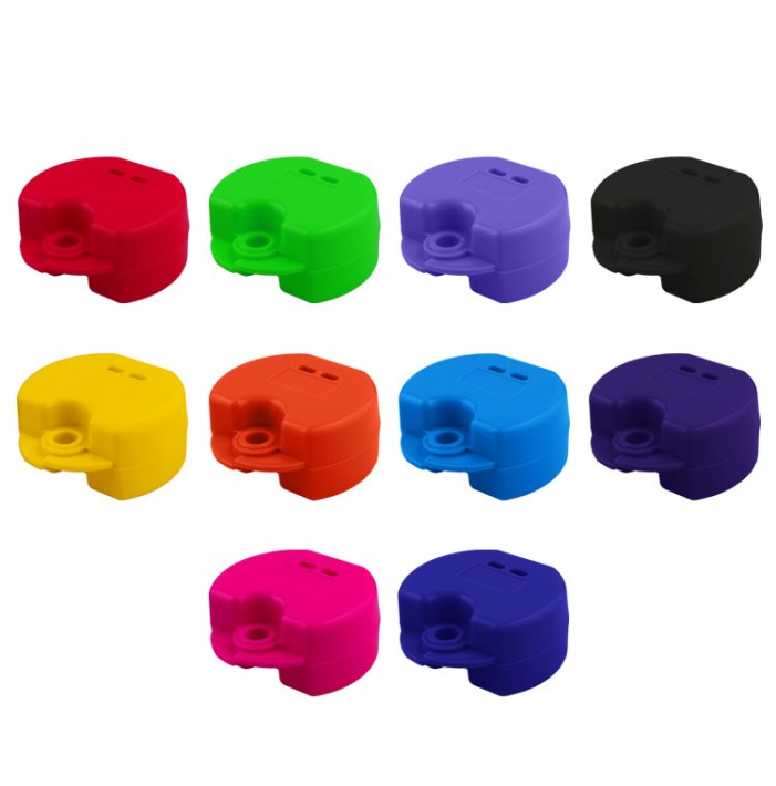 Retainer cases Euro maxi assorted colours, 38 x 76 x 64mm (Pack of 10 pieces)