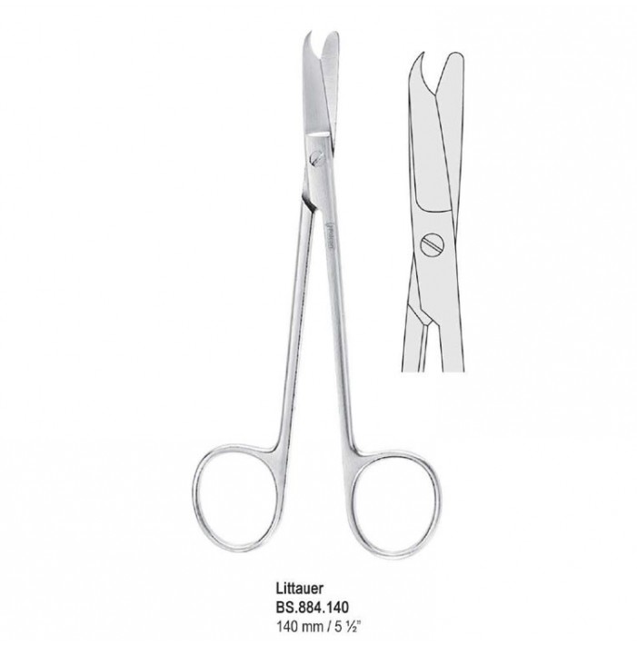 Scissors ligature Littauer 140mm