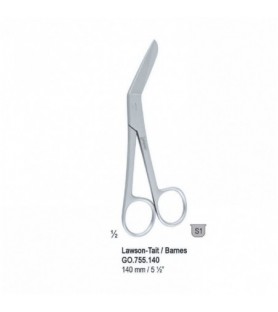 Nożyczki Lawson-Tait / Barnes do episiotomii kątowe 140mm