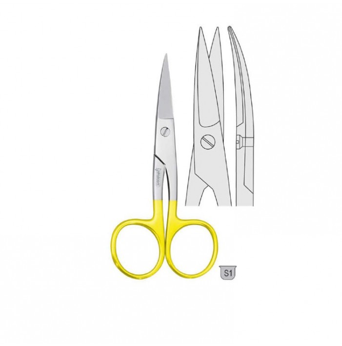 Falcon-Cut scissors pedicure toe nail curved 110mm