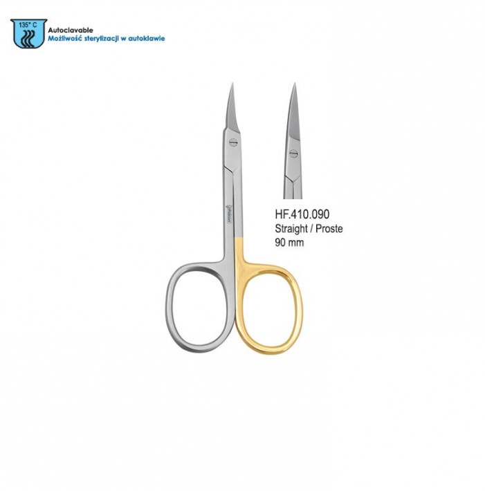 Super Cut scissors cuticle curved 90mm
