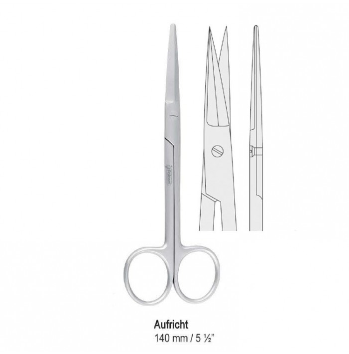 Scissors Aufricht double edge sharp/sharp straight 140mm
