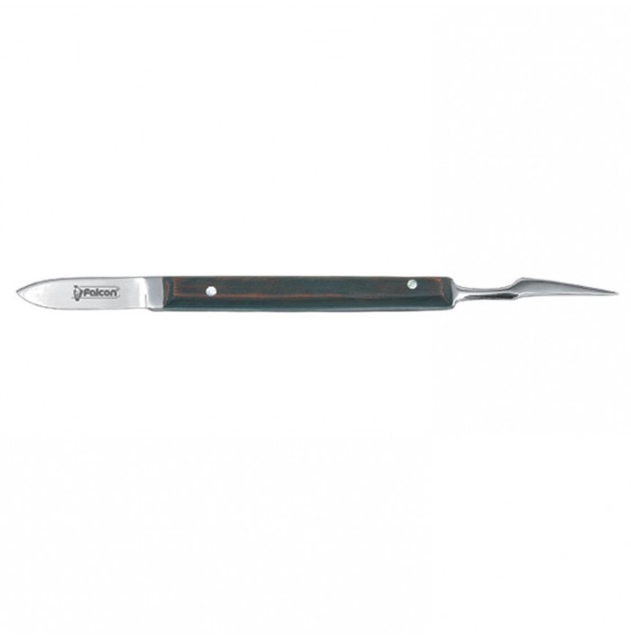 Wax knife Ermert with wooden handle 130mm