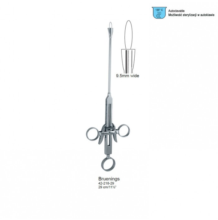 Bruenings tonsil snare with ratchet 280mm