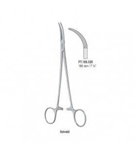 Forceps artery Schnidt fig. 2 curved 185mm