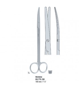 Scissors McIndoe curved 190mm