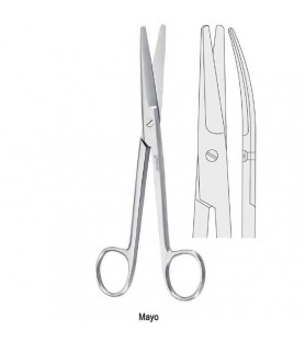 Nożyczki Mayo operacyjne zagięte 170mm