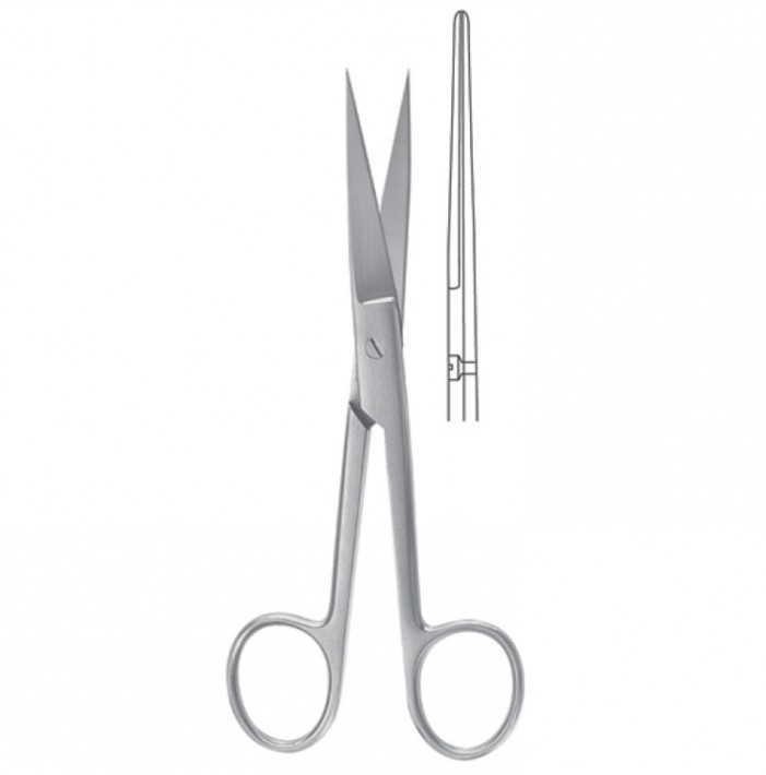 Scissors Falcon-Standard sharp/sharp straight 145mm