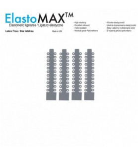 ElastoMax Ultra ligatury silikonowe bez lateksu szare (1012 szt.)
