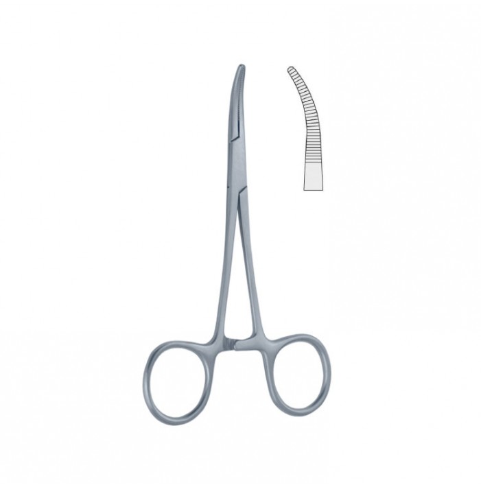 Forceps artery Dunhill curved 180mm