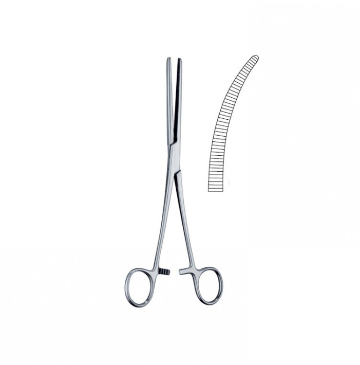 Forceps artery Rochester-Pean curved 130mm