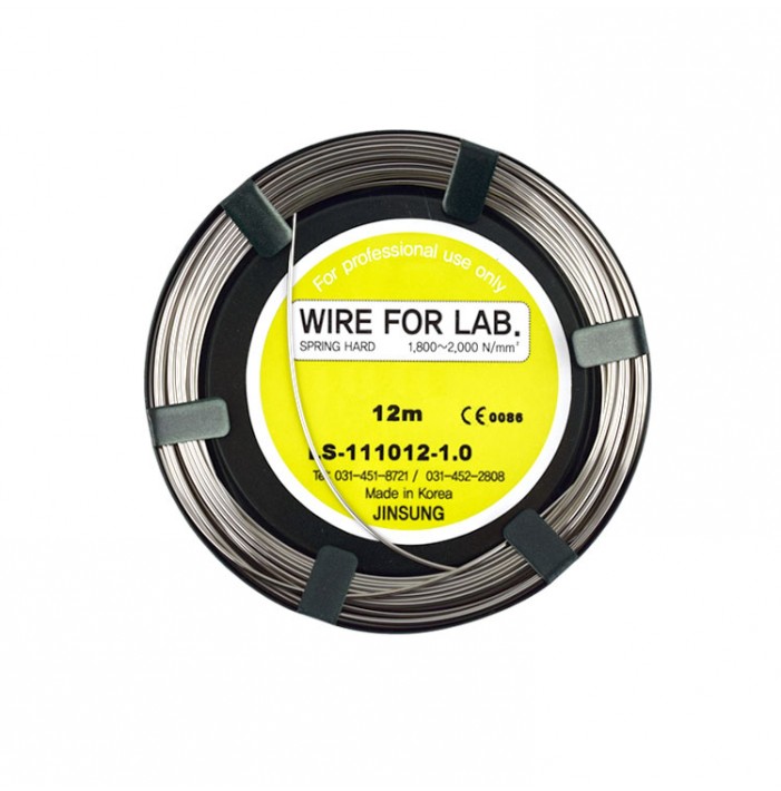 Laboratory wire spring hard 0.7mm, 12 meters spool