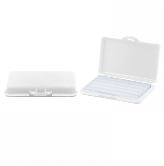 Clear relief wax scented box coconut (10 pieces)