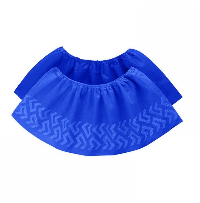 Plastic Shoe covers blue, regular (Pack of 100 pieces)