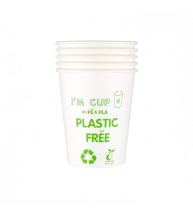 Biodegradable paper cups...
