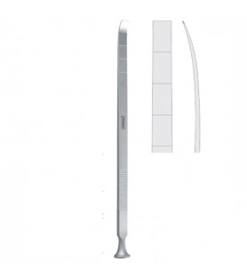 Osteotome maxillo facial Epker less curved 6mm, 180mm
