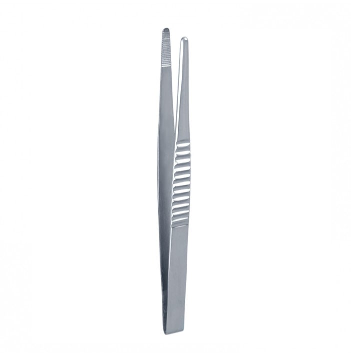 Forceps dissecting TOE (English pattern) serrated 150mm