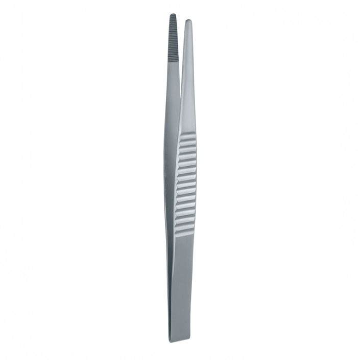 Forceps dissecting TOE (English pattern) serrated 130mm