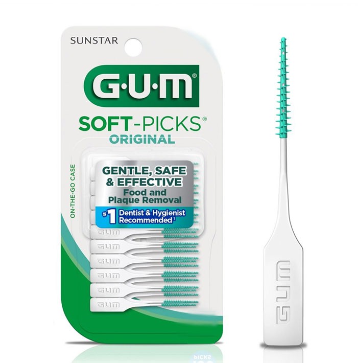 GUM Soft Picks Original Regular - elastyczne wykałaczki 40 szt
