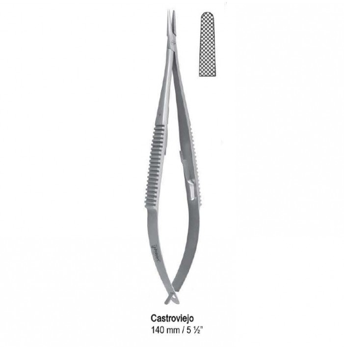 Needle holder Castroviejo straight. 140mm