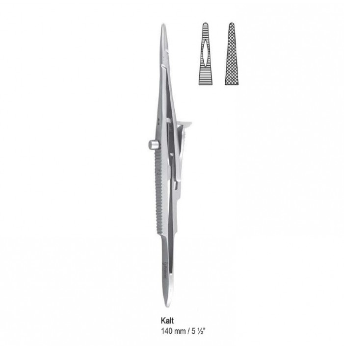 Needle holder Kalt straight 140mm