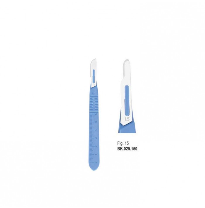 Falcon disposable scalpels fig.15 (Pack of 10 pieces)