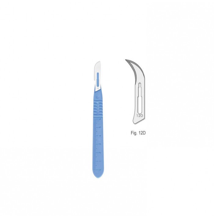 Falcon disposable scalpels fig.12D (Pack of 10 pieces)