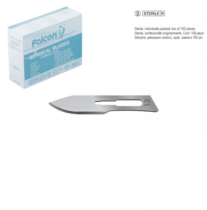 Falcon scalpel blades fig. 13 (Pack of 100 pieces)