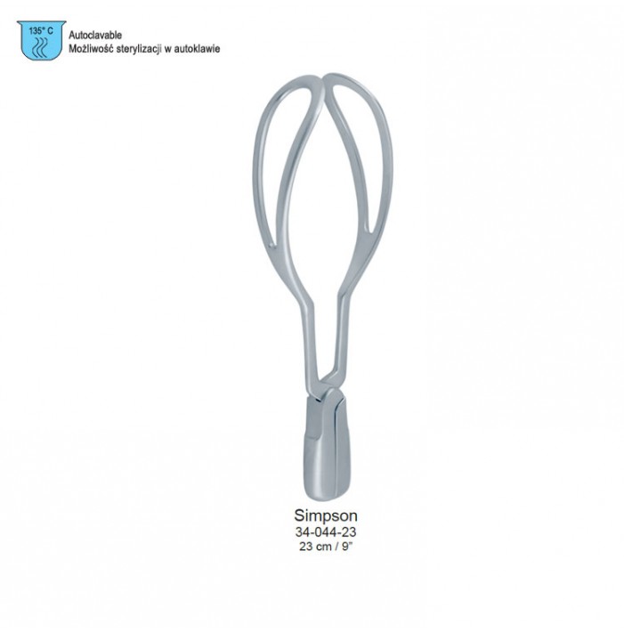 Simpson obstetrical forceps 230mm