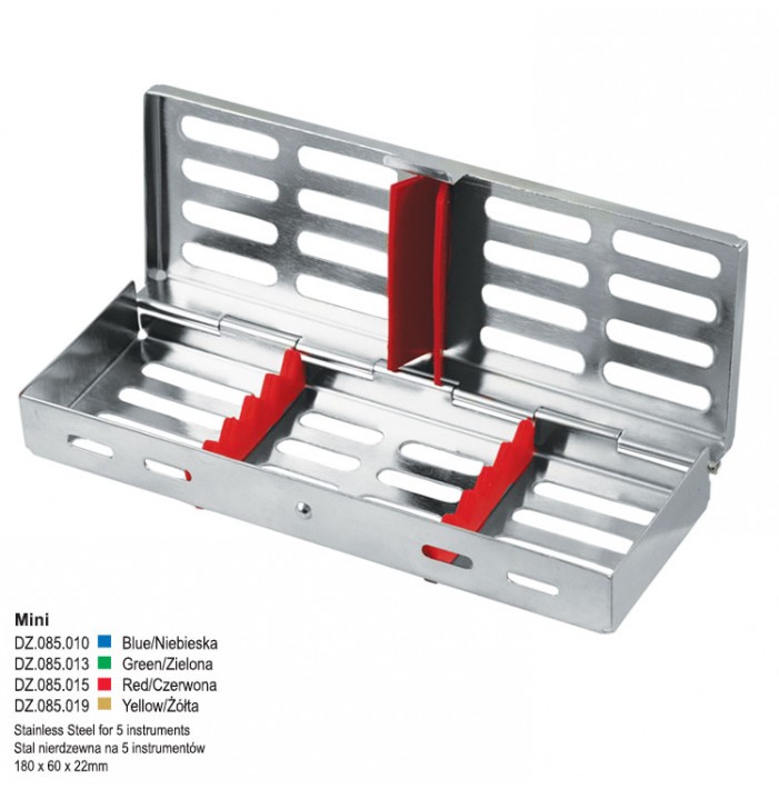 Cassette Tray with cover MINI, red