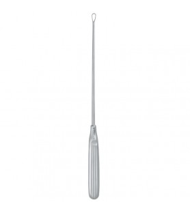 Curette uterine Sims malleable sharp Fig. 00/5mm, 280mm