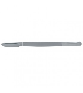 Wax knife Lessmann regular metal handle 175mm