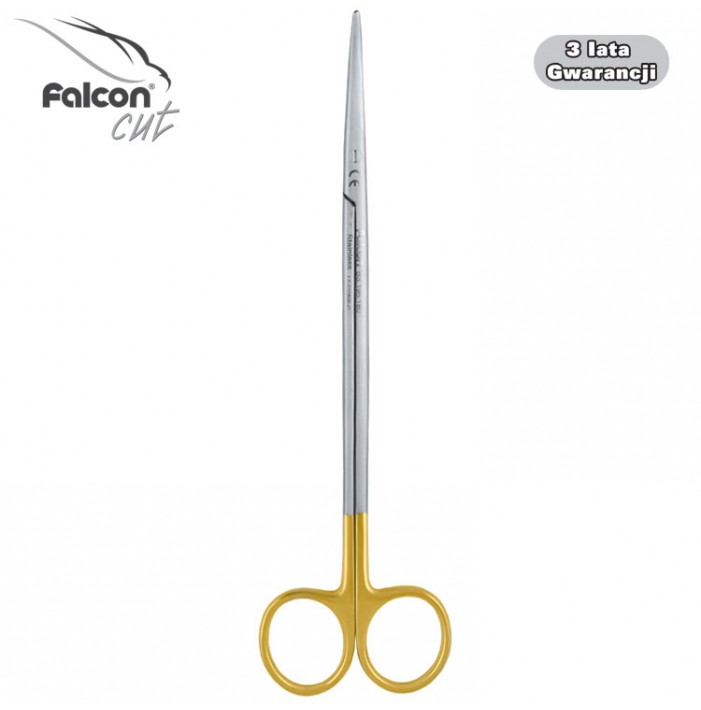 Falcon-Cut Nożyczki Metzenbaum Fino zagięte 180mm