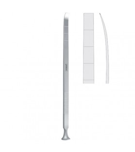 Osteotome maxillo facial Epker less curved 8mm, 180mm