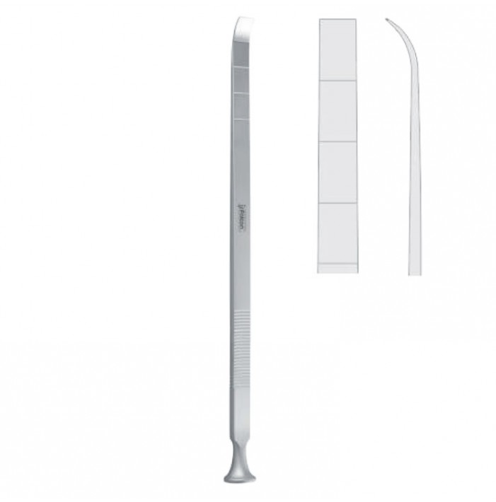 Osteotome maxillo facial Epker more curved 8mm, 180mm