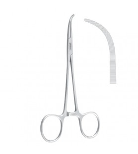 Forceps wire grasping Obwegeser fig.2 curved 180mm