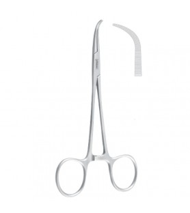 Forceps wire grasping Obwegeser fig.1 curved 130mm