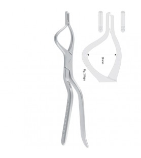 Forceps disimpaction Tessier child right 220mm