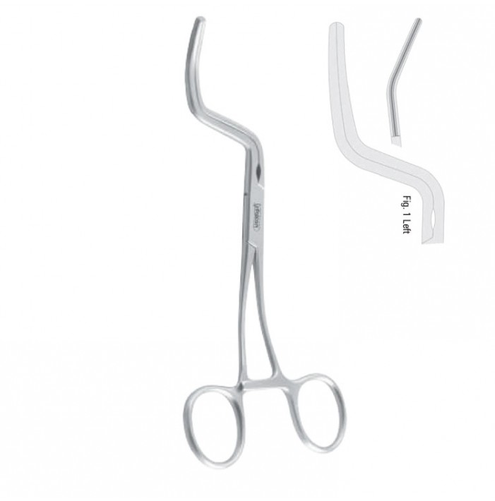 Clamp mylohyoid muscle Terry atraumatic left 170mm
