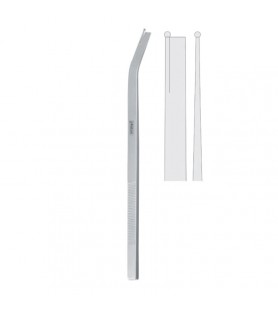 Osteotome nasal Bauer guarded straight 4mm, 205mm