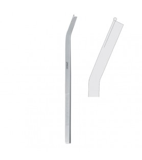 Osteotome nasal Bauer guarded curved 6mm, 205mm