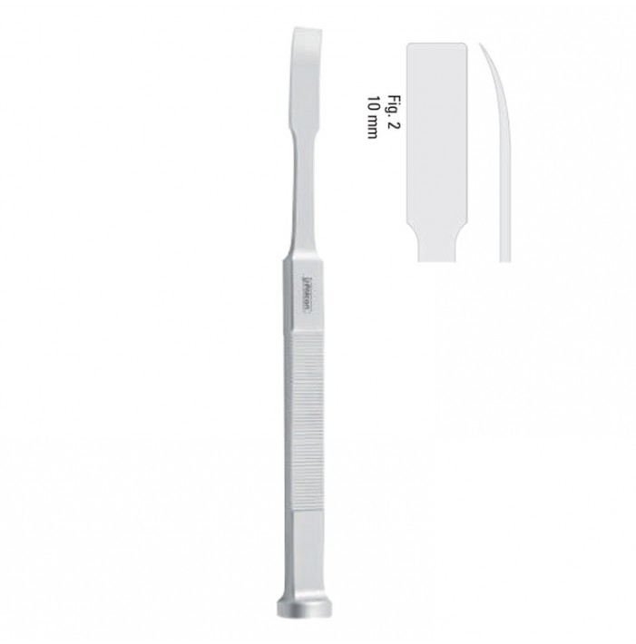Osteotome ramus Tessier more-curved 10mm, 180mm