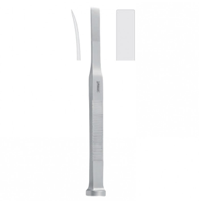 Osteotome multipurpose Tessier curved 7mm, 165mm