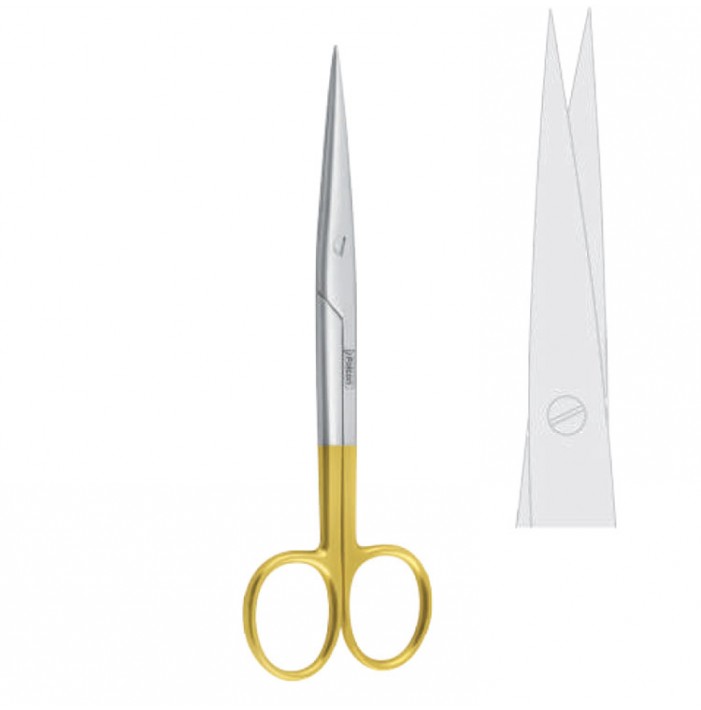 Scissors dissecting Tessier sharp/sharp straight 150mm TC
