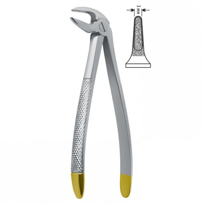 Diamond-Grip Extracting forceps European pattern fig. 33A