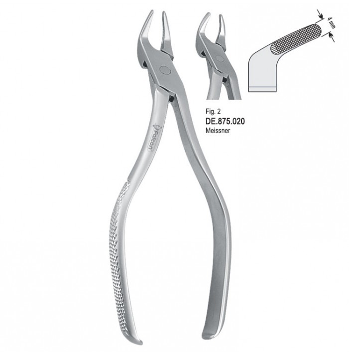 Extracting forceps Meissner fig. 2