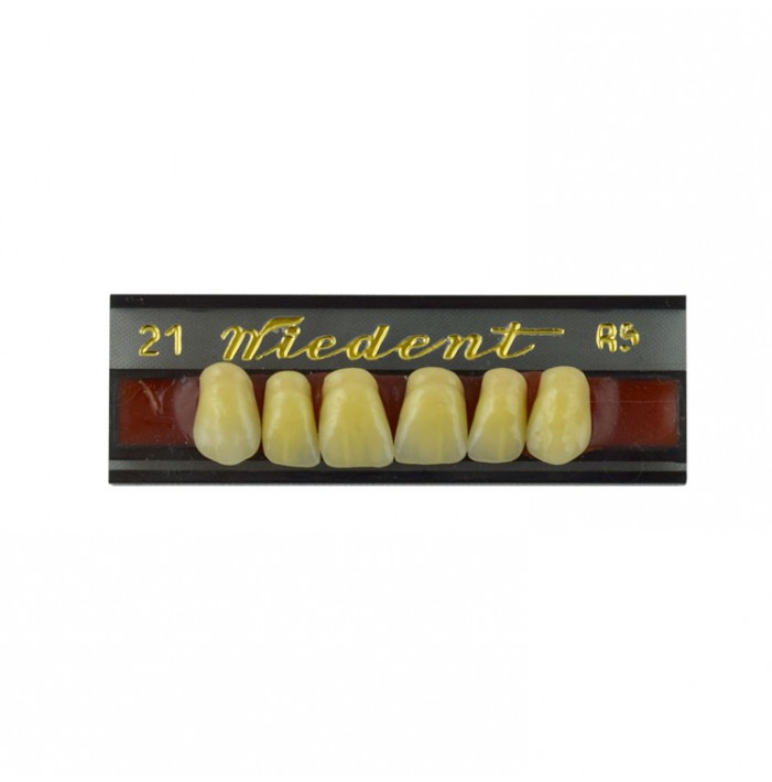Estetic zęby akrylowe przednie górne fason 21, kolor R5, 6 szt.