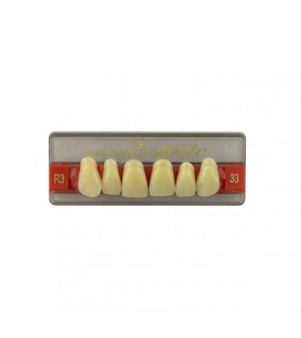 Estetic zęby akrylowe przednie górne fason 33, kolor R3, 6 szt.